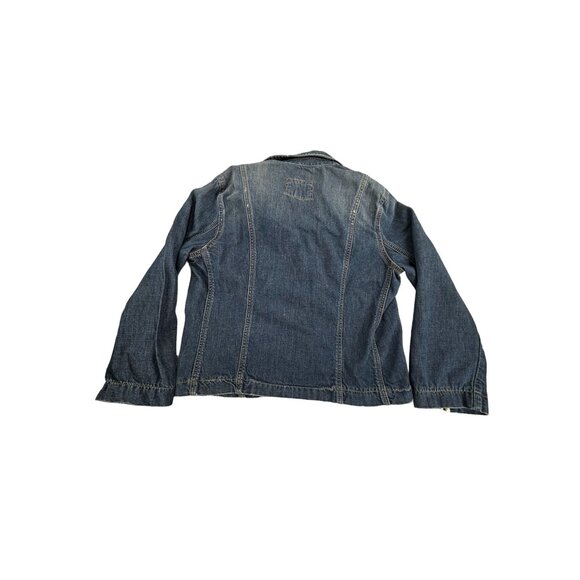 Abercrombie & Fitch Womens Denim Jacket With Button Closure & Pockets Coat - Picture 2 of 6